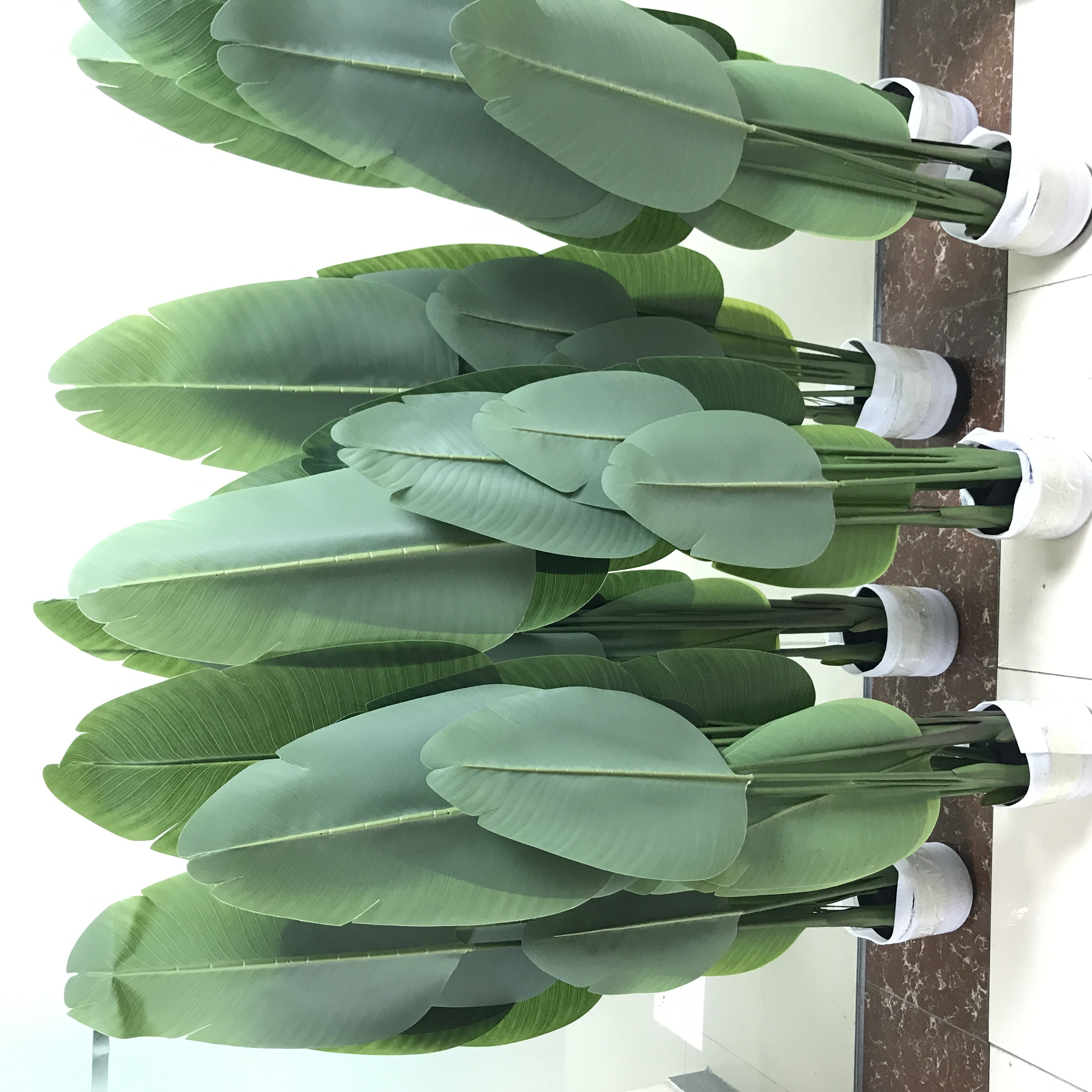 160cm Indoor Ornamental Plastic Leaf Plants Artificial Bonsai Trees Traveler's Banana Bird of Paradise Bamboo plants