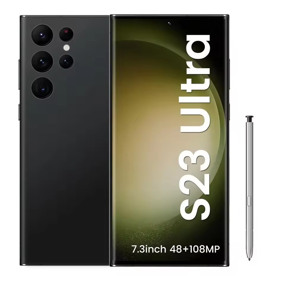 Original S23+Ultra(E6) High-Definition 7.2Inch Face Recognition Smartphone 16GB+512GB Long Standby Time Android Mobile Phoneone