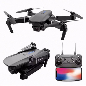 High Q E88 Drone Dual 4K H-D Camera Mini 3.7V 1800mAh Battery Quadcopter Mobile Phone APP Control Mini RC Foldable Drone