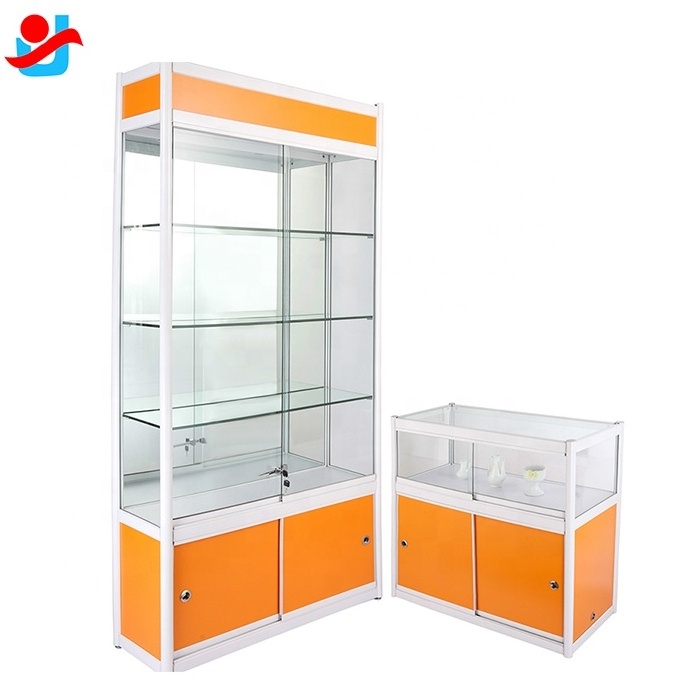 Display case with glass doors shop used lockable glass doors ornaments glass display cabinet with storage