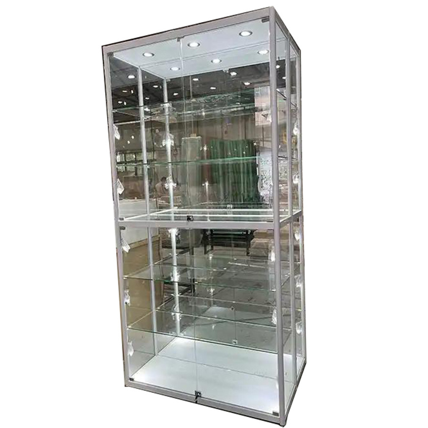 Hot Sale Glass Cabinet Display Cabinet smoke Supplies Showcases For Smoke Shop Display