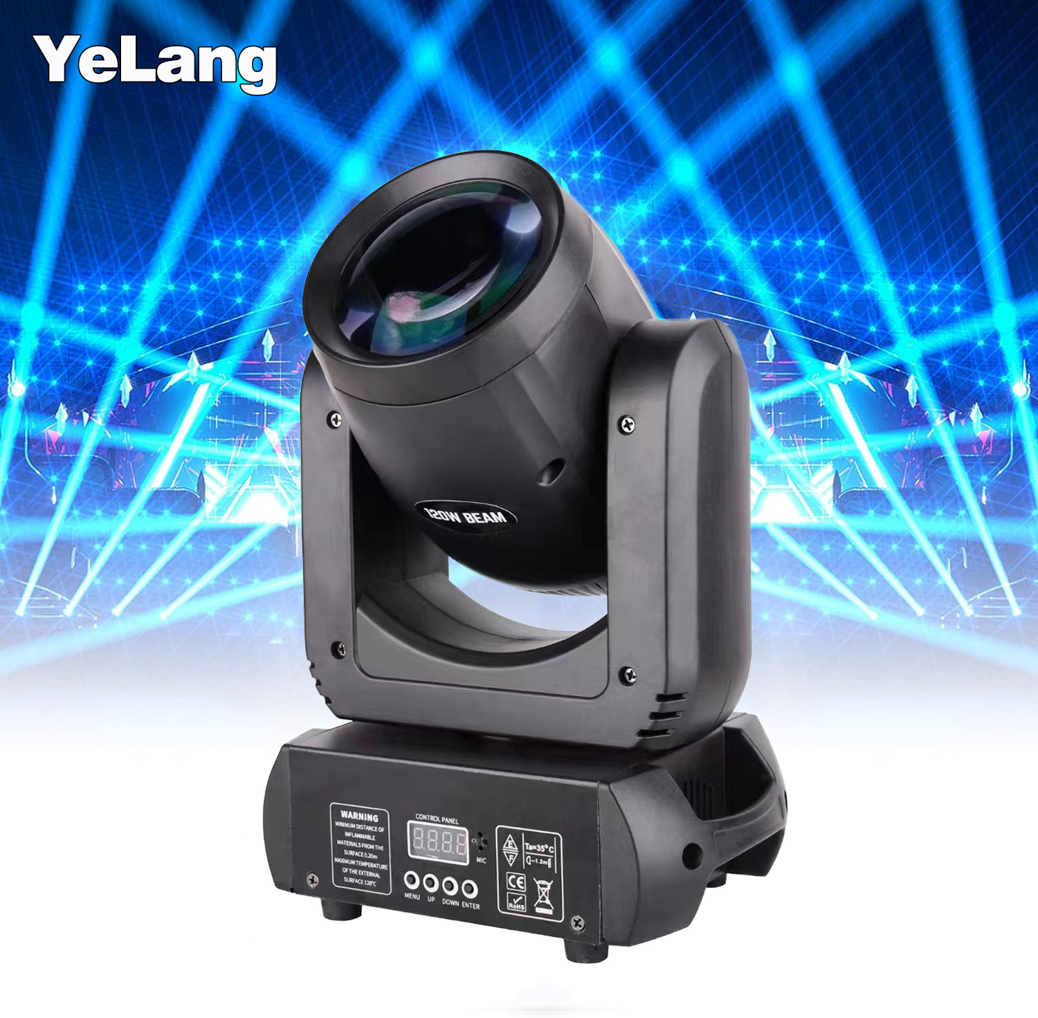 150W LED Mini Beam Moving Head Light Gobo Dot Beam DJ Party Disco LED Stage Light