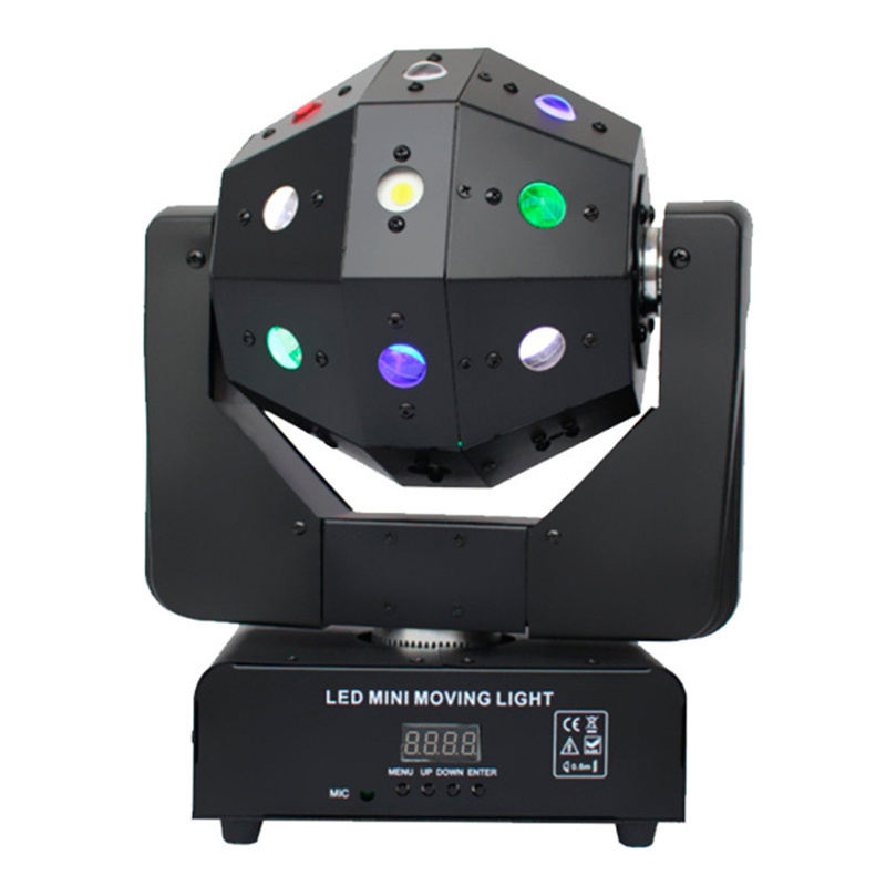 Disco Party Shabblehead DJ Light 16pcs*3W Strobe Beam Laser 3 in 1 LED Moving Head Stage Light Party Club Bar