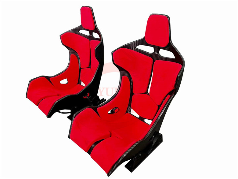 Replacement Parts Luxury Velvet dry Carbon Fiber Universal Car Seats For McLaren 12C 540C 570S 650S 720S P1 MP4