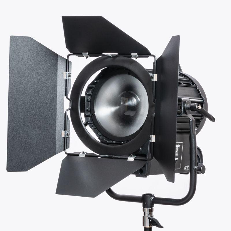 Factory direct selling studio video movie light continuous lighting equipment 5600K white light 100W Fresnel LED spotlight