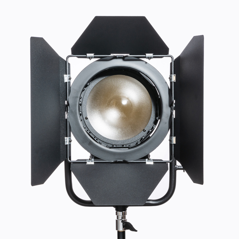 Factory direct selling studio video movie light continuous lighting equipment 5600K white light 100W Fresnel LED spotlight