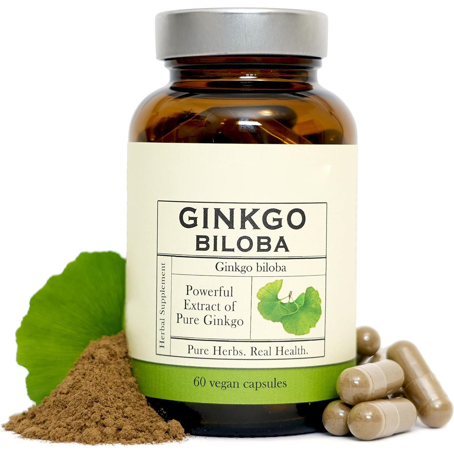 Factory Wholesale Ginkgo Biloba Extract powder Private Label Ginkgo Biloba Capsules