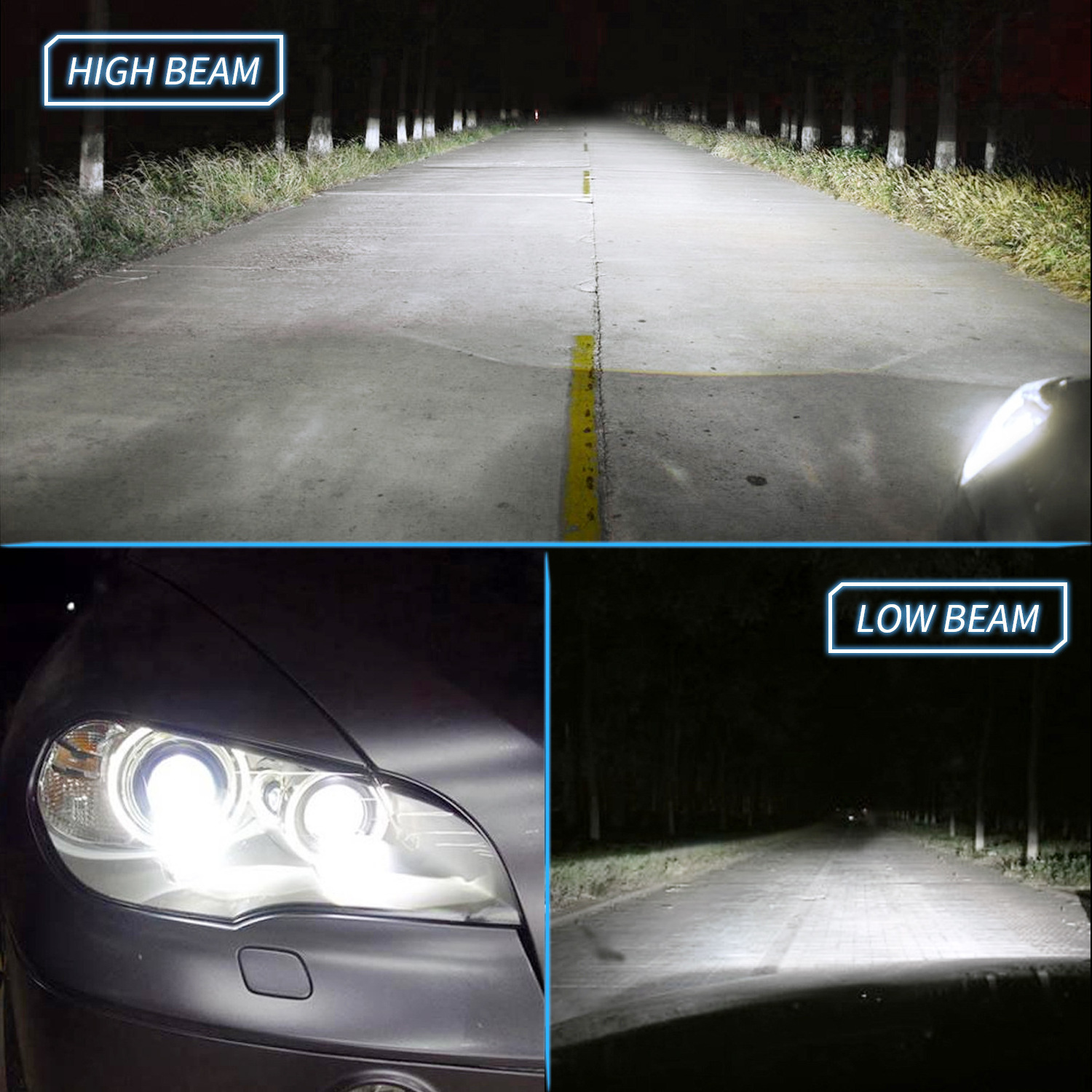 High Quality Auto Led light C6 H11 H4 H7 headlight 12V 36W 3800LM Led Headlight Car Faros Fog Lamp H4 Lamp C6Popular