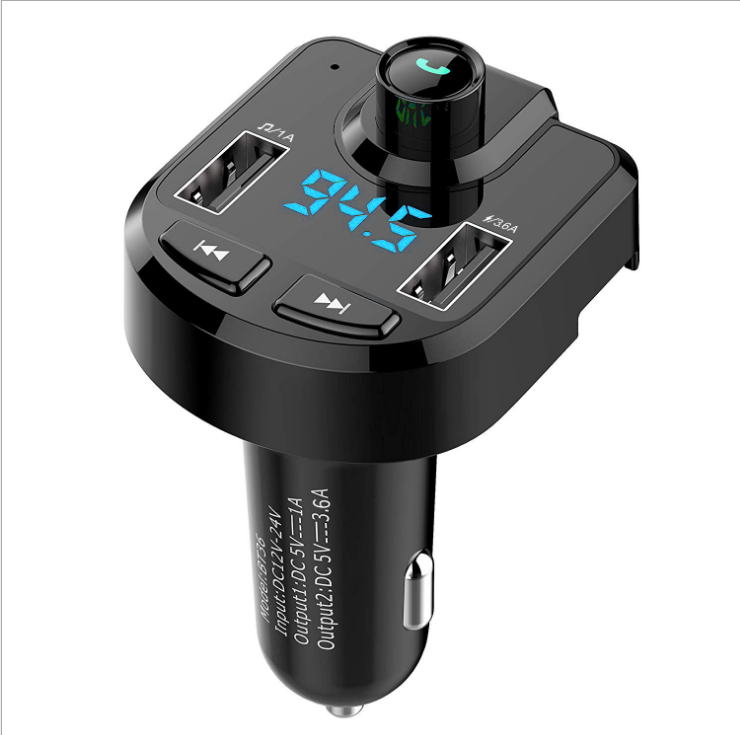 Wireless FM Transmitter Car Kit Radio Receiver MP3 Player with USB Car Charger Read Micro SD Card and USB Flash Drive