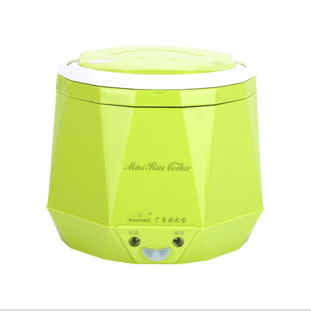 OUSHIBA Portable Travel Electric 12V/24V 1.3L Mini Car Rice Cooker Food Cooker For Truck/Car/Bus