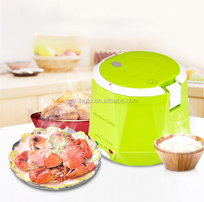 Wholesale price convenient 12v food grade stainless steel inner pot travel portable car mini rice cooker