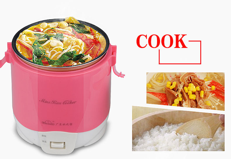 ELectric Rice Cooker Appliance Slow Cooker Hot Insulation 1.7L Mini Multicooker Rice Pot 3-5 people Car Truck Rice Cooker