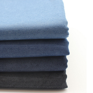 150D Cotton Polyester Lighted Weight Denim Fabric 6OZ Stock Lot Indigo Washed Cheap Jeans Fabric