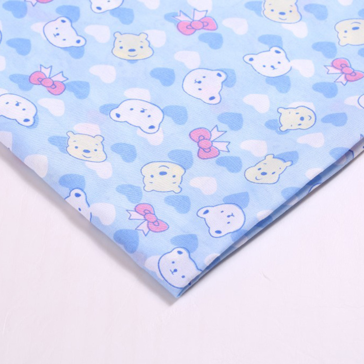 Lightweight cheap printed lining clothing material fashion home textile printed table fabric