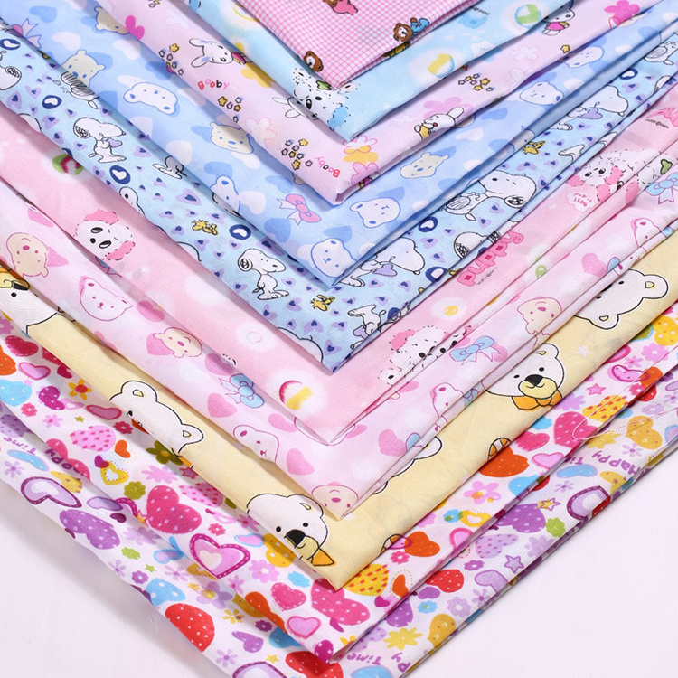 Lightweight cheap printed lining clothing material fashion home textile printed table fabric