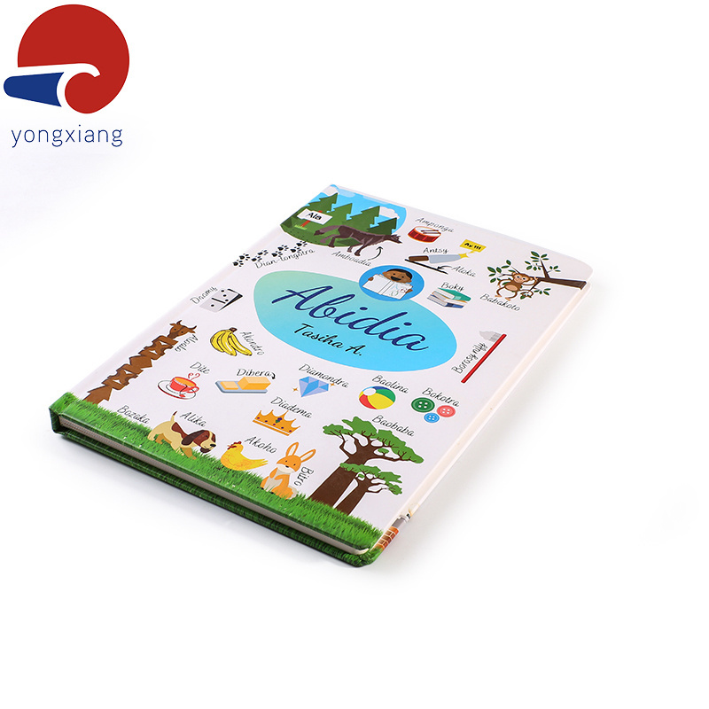 hardcover book printing children's story board book custom publishing book printing service