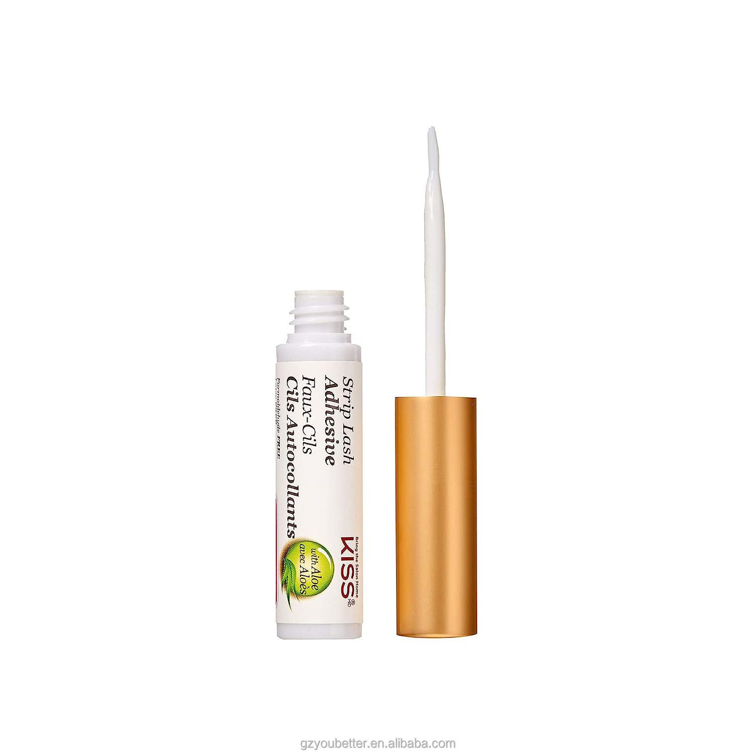 Clear Strip Lash Adhesive With Aloe Waterproof  Super Strong Hold Eyelash Glue with Brush Applicator