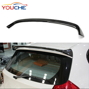 AC style carbon fiber roof boot spoiler wing for BMW 1 series E87 5 door hatchback 2004-2011