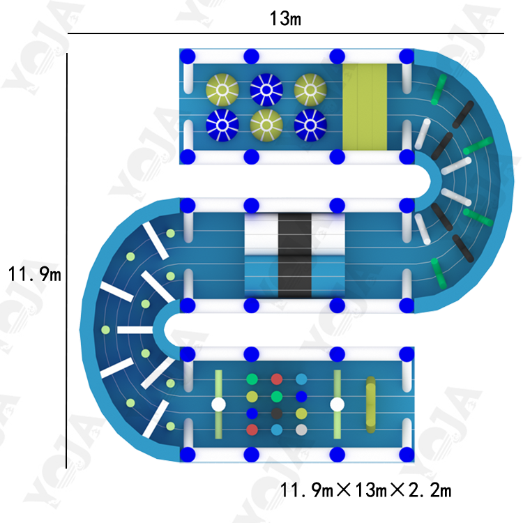 inflatable 5k obstacle course inflatable obstacle paint ball inflatable obstacle course for kids