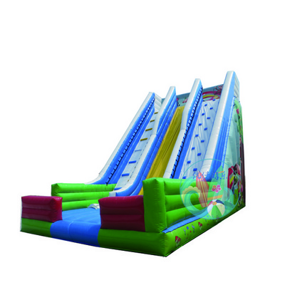 Popular kids inflatable games outdoor big inflable tobogan slide