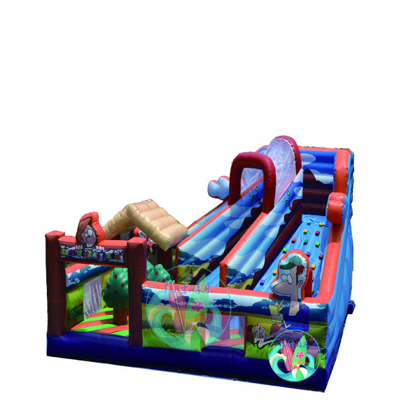 Outdoor used inflatable amusement playground fun city for sale