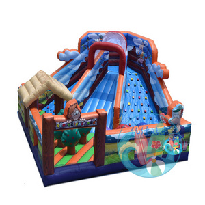 Outdoor used inflatable amusement playground fun city for sale