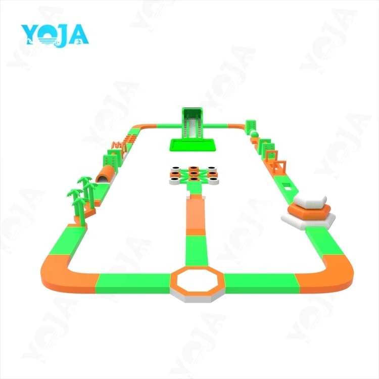 Inflatable water park Water Inflatable Obstacle game inflatable obstacle course challenge game