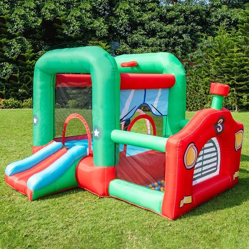 Outdoor commercial kid inflatable combo bouncer water slide Jumping Castle inflatable bouncy castle pastel bounce house