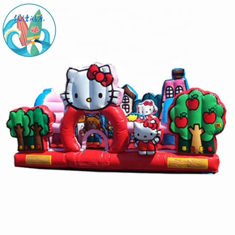 Outdoor commercial kid inflatable combo bouncer water slide Jumping Castle inflatable bouncy castle pastel bounce house