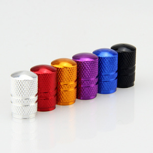 1pcs custom Aluminum Wheel Tyre Tire Car Truck Bike Valve Stems Air Dust Cover Screw Caps