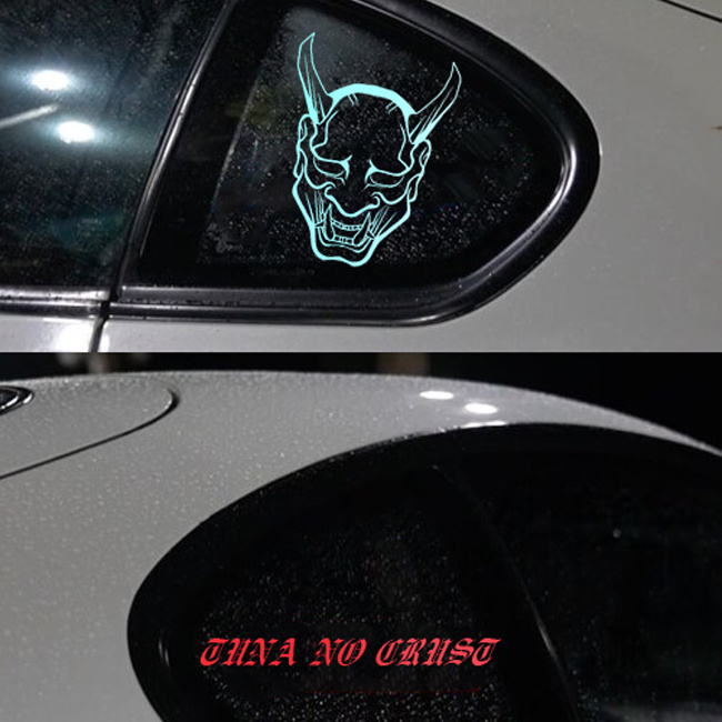 CUSTOMIZED el sound active windshield equalizer electroluminescent car LED sign flash Window light stickers JDM slap glow panel