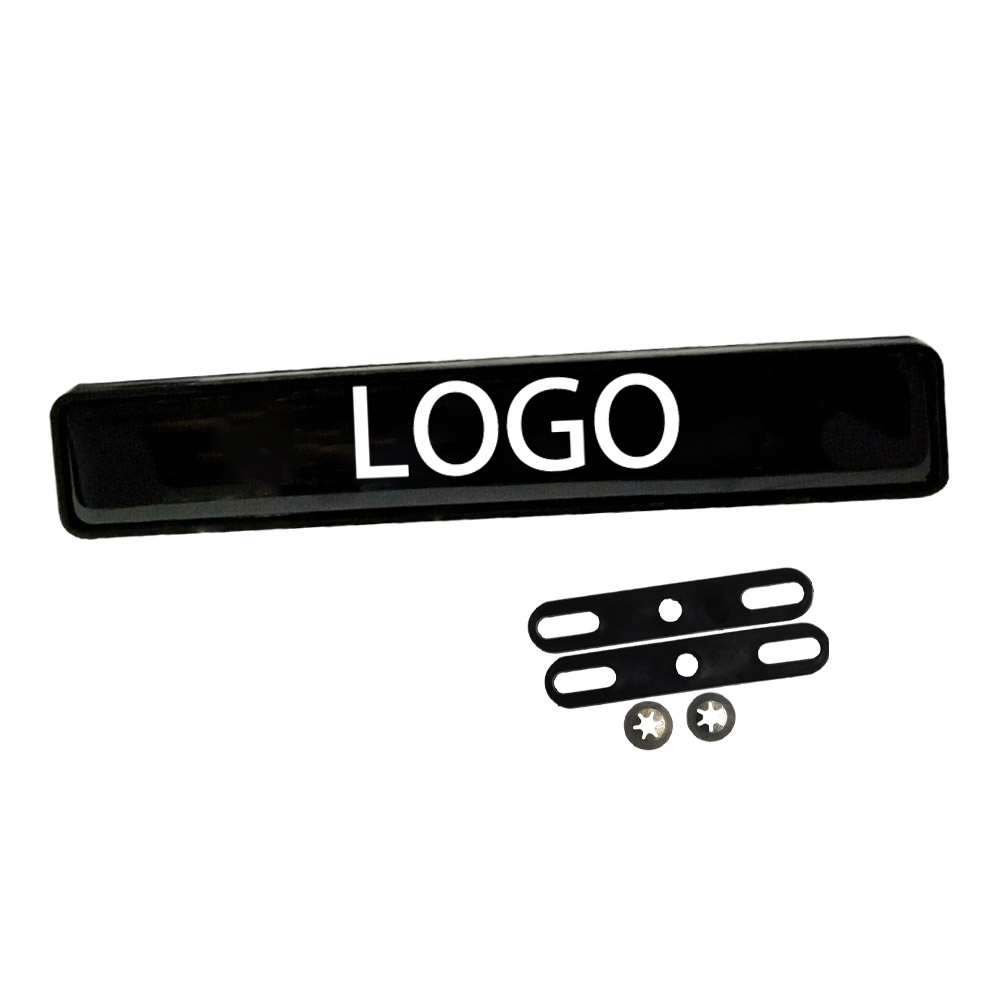 custom led light lighting car door trunk logo front grill grille emblem badge