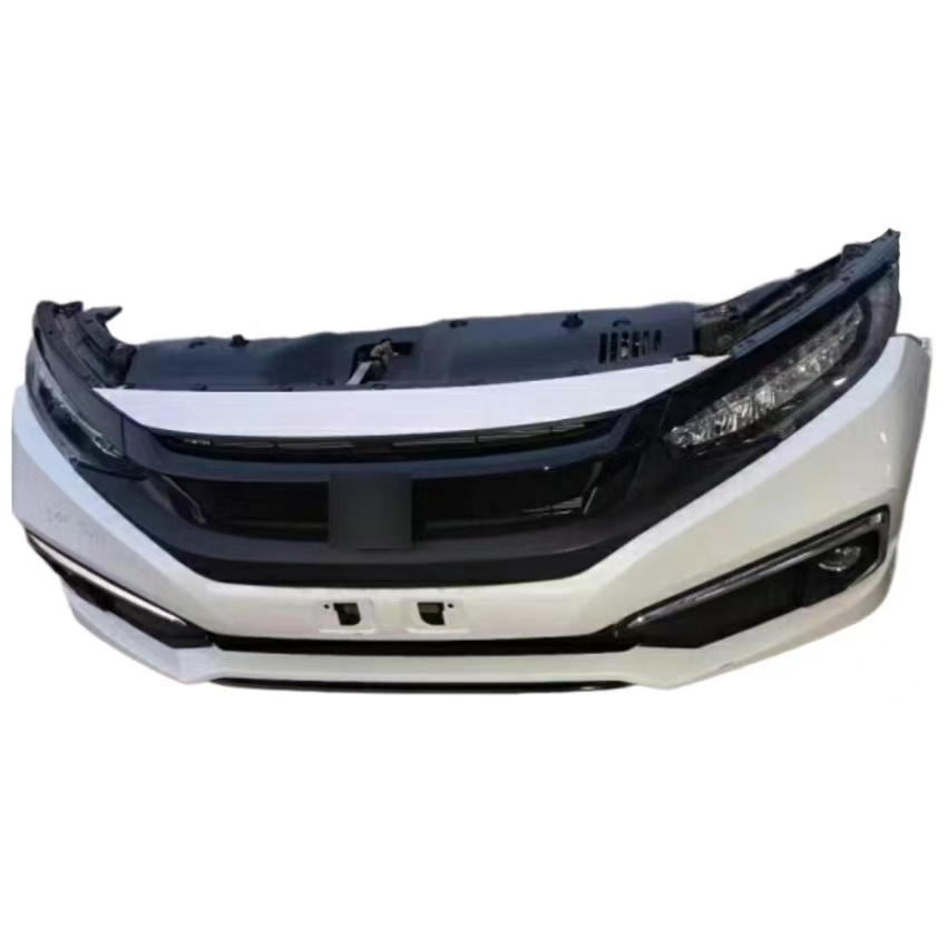 Used Original For Honda Civic Front Bumper Assembly Includes Car Headlight High Quality Original Parts Accessories