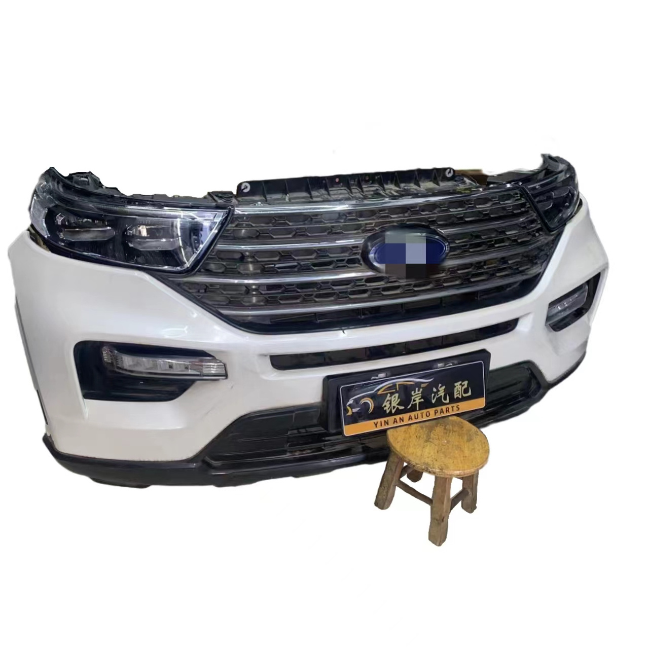 Used Original Second Hand Car Accessories Front bumper assembly for  Ford Explorer 2020-2023 year Radiator set  Headlight