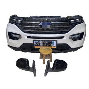 Used Original Second Hand Car Accessories Front bumper assembly for  Ford Explorer 2020-2023 year Radiator set  Headlight