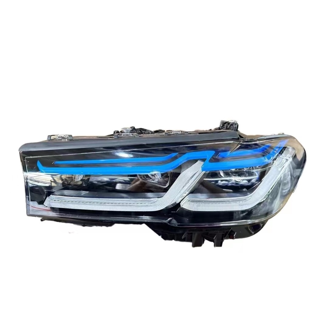 Second Hand Original G38 Blue Laser Headlight for BMW 5 Series 2016-2021 G30 F90 Xenon Hid LED car Upgrade to 2022 M5 Headlamp