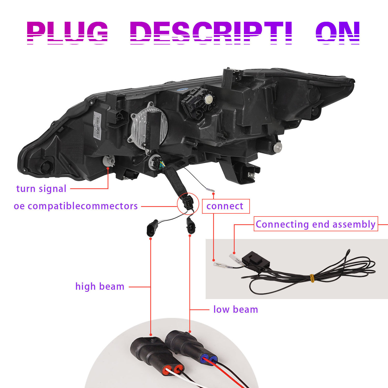 Archaic for lexus style full led headlight for HONDA Odyssey 2015-2021 PLUG & PLAY front lamp with sequential turning signal