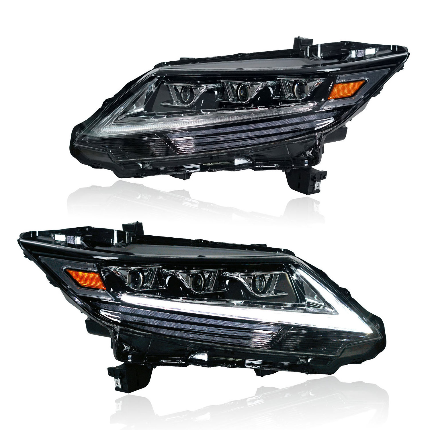 Archaic for lexus style full led headlight for HONDA Odyssey 2015-2021 PLUG & PLAY front lamp with sequential turning signal