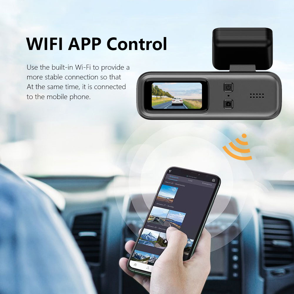 E-Too 2K Wifi Car Black Box Dvr Dash Cam 128G Dvr Car Camera App Control 24H Parking Monitor G-Sensor 4K Wifi Gps Night Vision