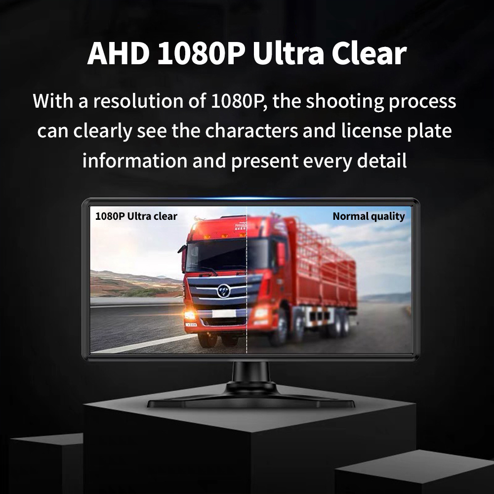 E-Too Universal Ahd 1080P Bus Backup Camera  Large Vehicle Truck Rv Reverse Camera 24V Security Box Truck Rear View Camera Bus