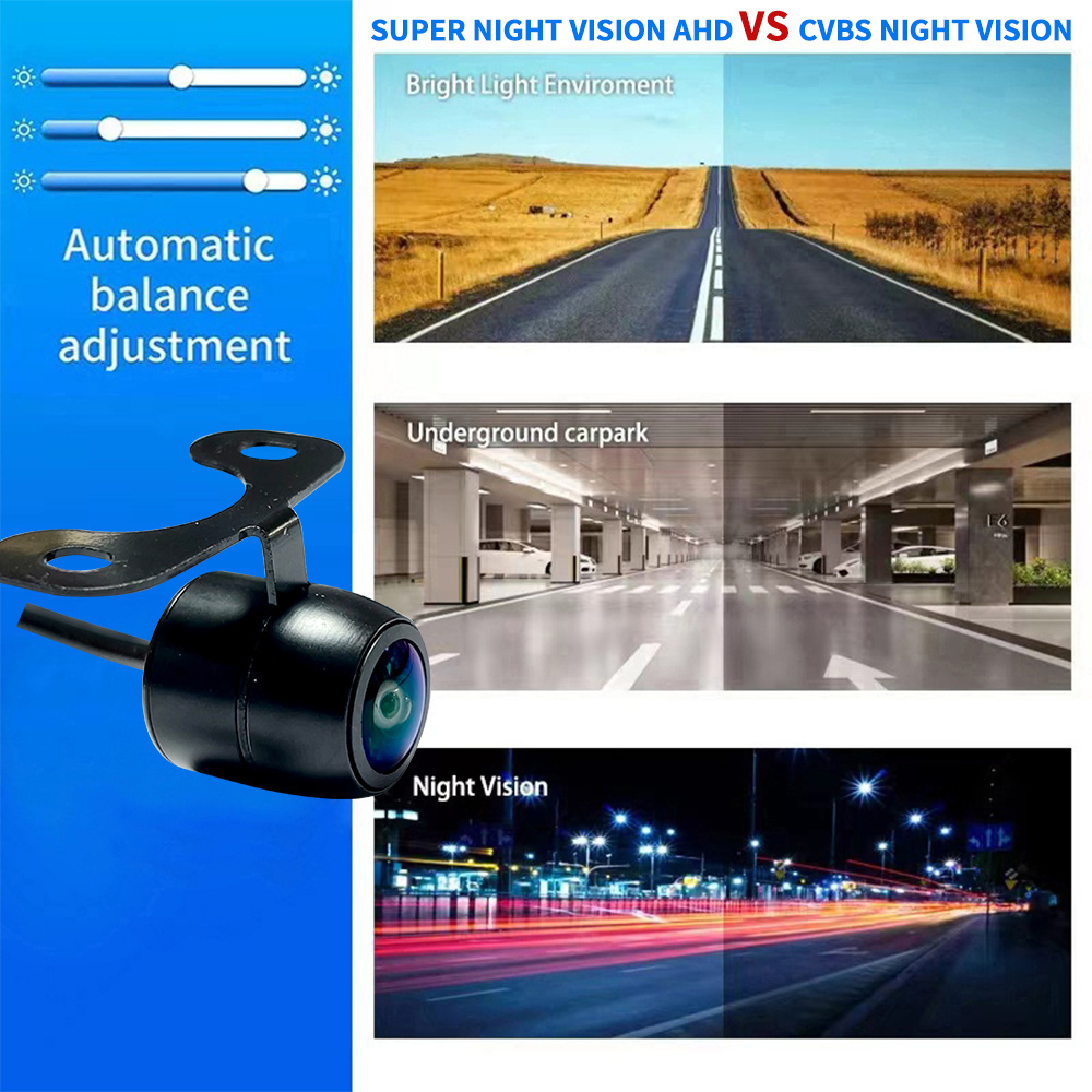 Car Rearview Camera Auto Electronics ahd fish eye 720P Rear View Mirror Camera Car Reversing Aid Vehicle Backup Reverse Camera