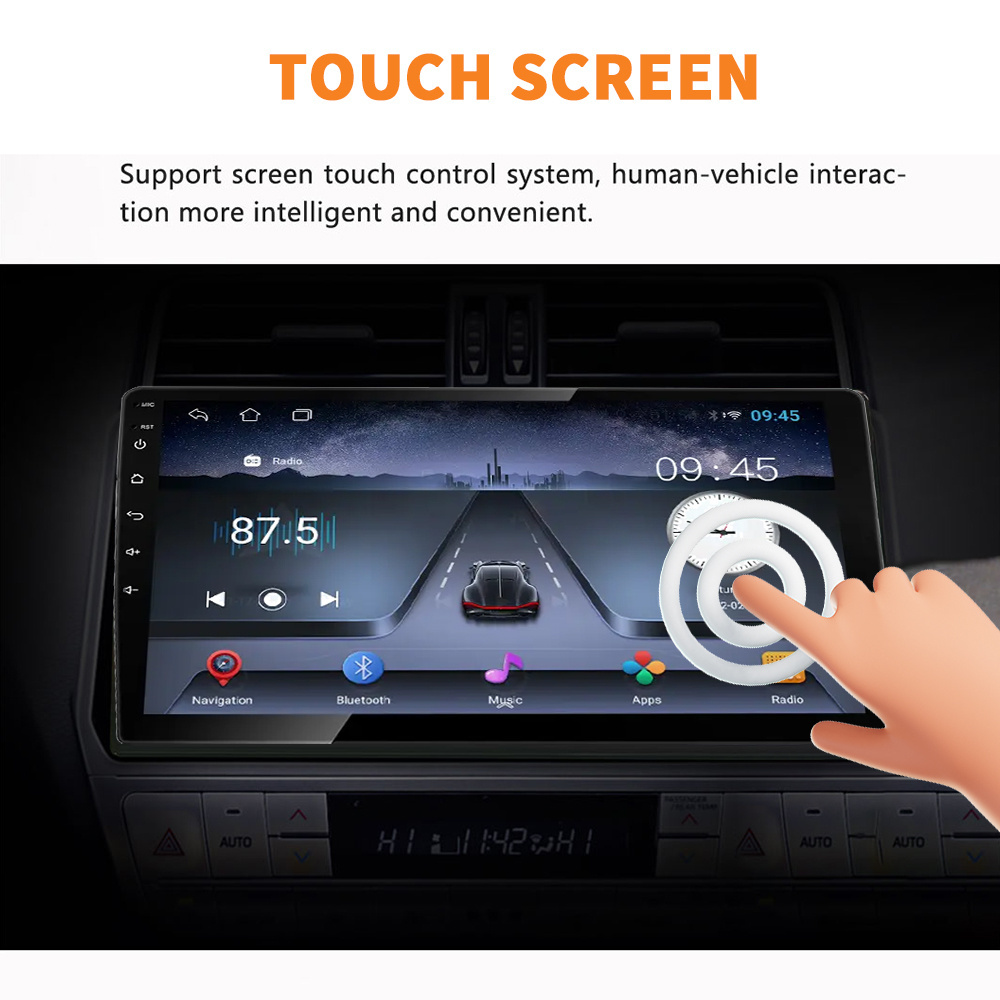 Universal 2+32GB Android 10  Multimedia Android Auto Radio 2 Din Car Stereo MP5 Player With IPS Screen Pantalla Para Auto movil