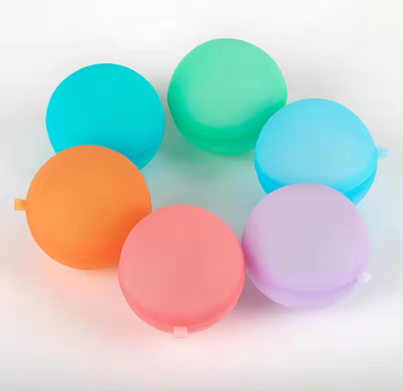 Summer Fun Toys Reusable Water Balloons Silicone Splash Ball Easy Tying Water Balloon Self Sealing for Water Fight Game