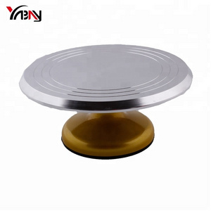 Stainless steel revolving cake stand turntable cake stand adjustable cake turntable