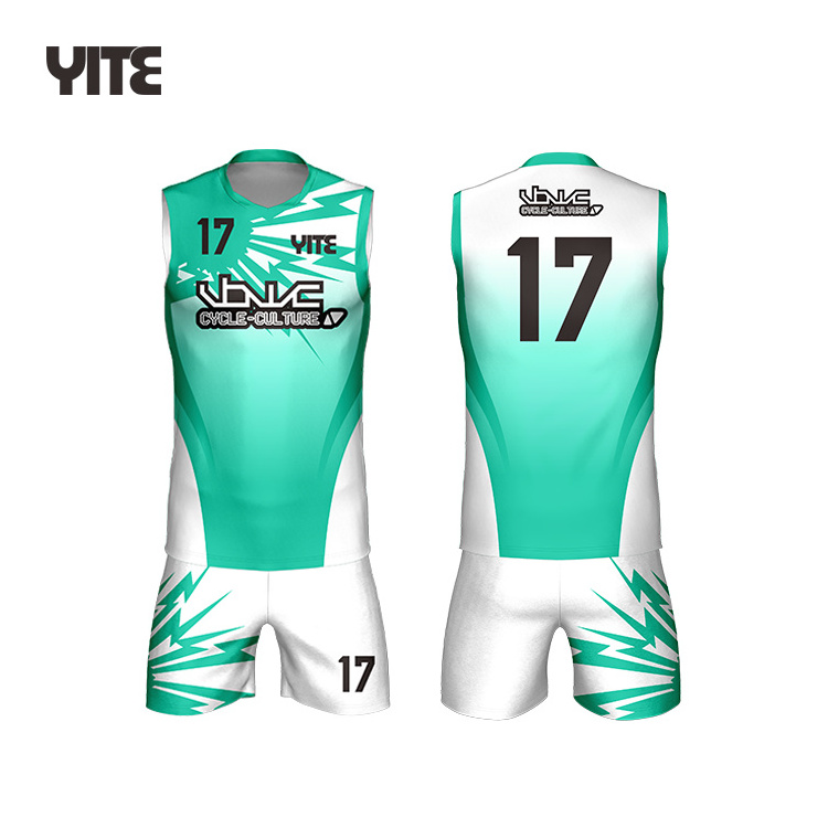 Fashion Custom Design Your Own Sublimation Volleyball Uniforms Men's Sports Volleyball Jersey