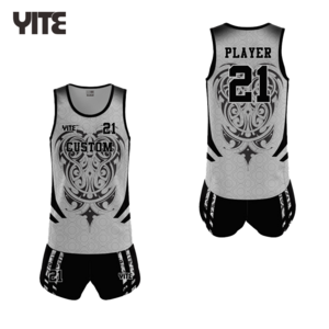 Top quality hot sell touch football singlet set quick dry football singlet set man singlet vest