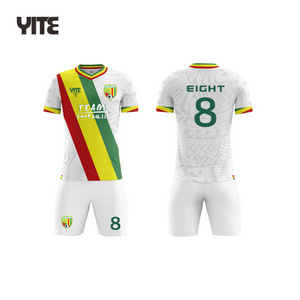 Wholesale white soccer uniforms football jersey custom soccer jersey professional tshirt