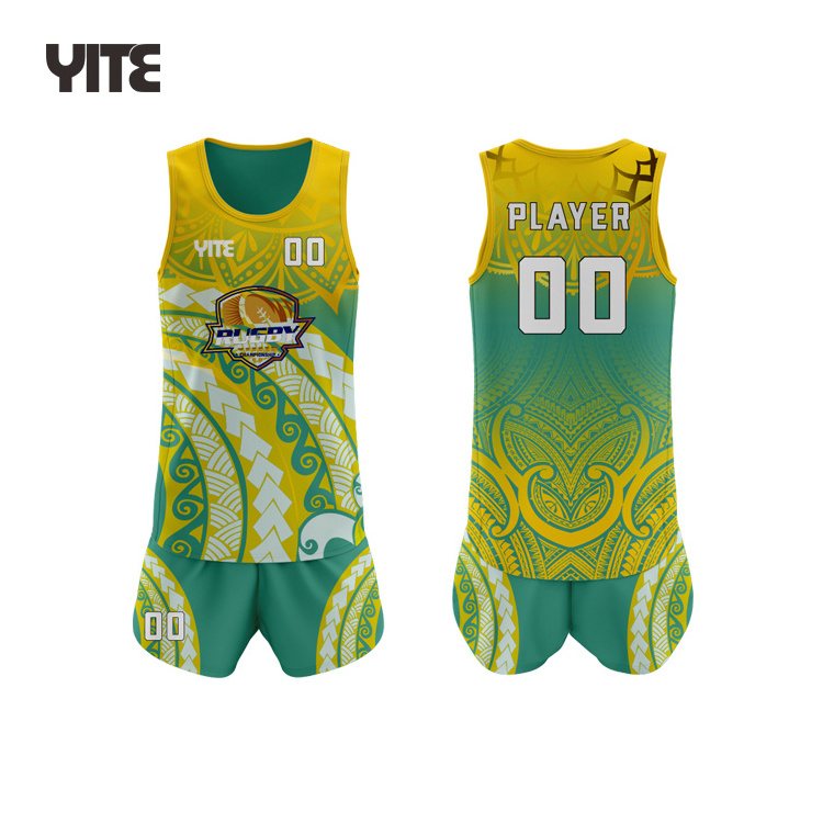 custom jersey rugby polyester sublimation rugby uniform men touch rugby singlets