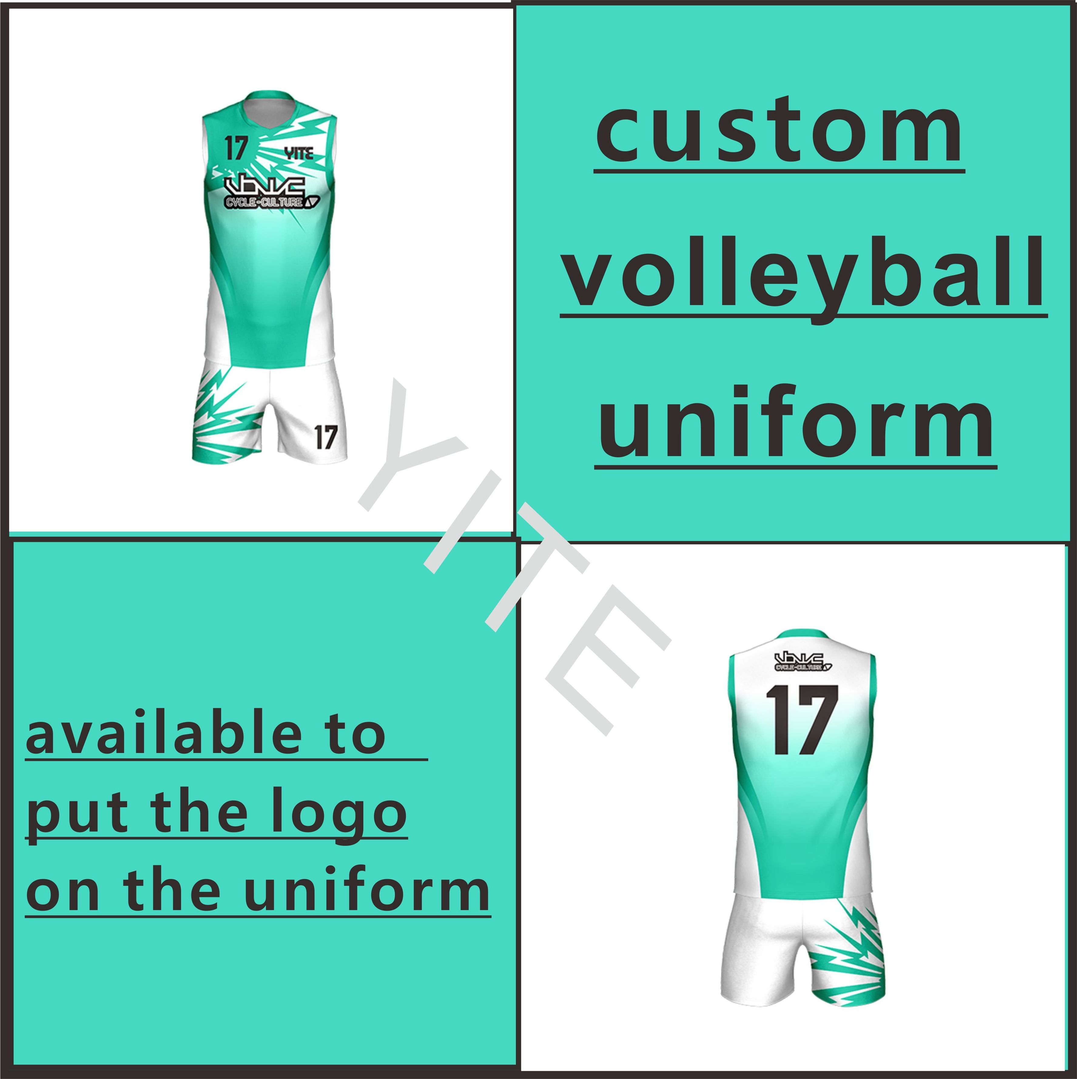 Fashion Custom Design Your Own Sublimation Volleyball Uniforms Men's Sports Volleyball Jersey