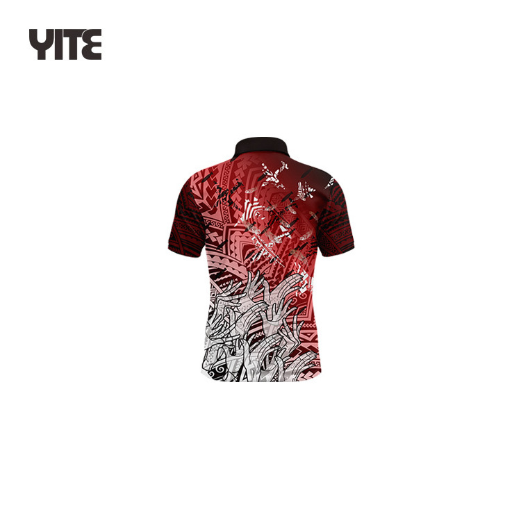 Custom sublimation dart t shirts dart shirts with pocket jersey shirts design for dart hot sale